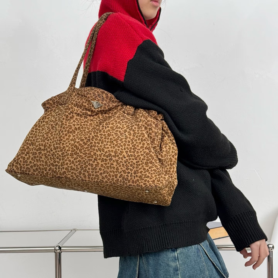 95新 BOTTEGA VENETA/葆蝶家 御古屋/47908/豹纹托特