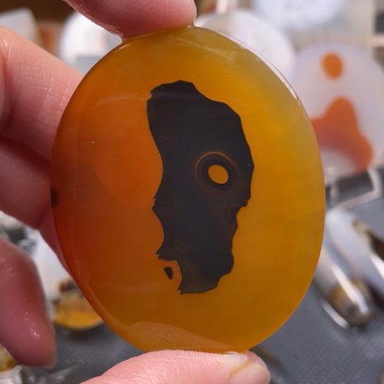 玛瑙/玉髓吊坠(不含链)未镶嵌