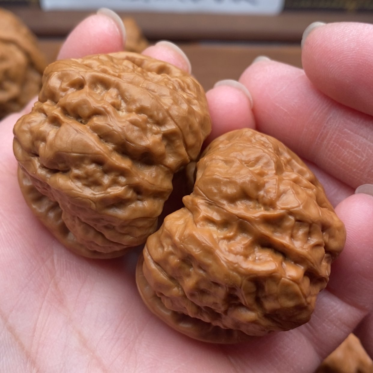 【闪购商品】文玩核桃把件边41左右