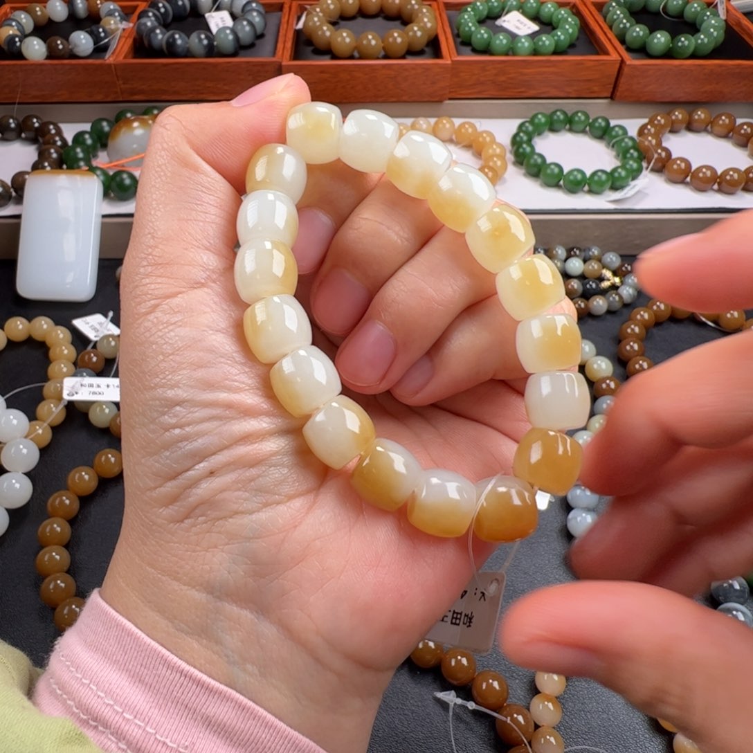 和田玉手链未镶嵌好**品