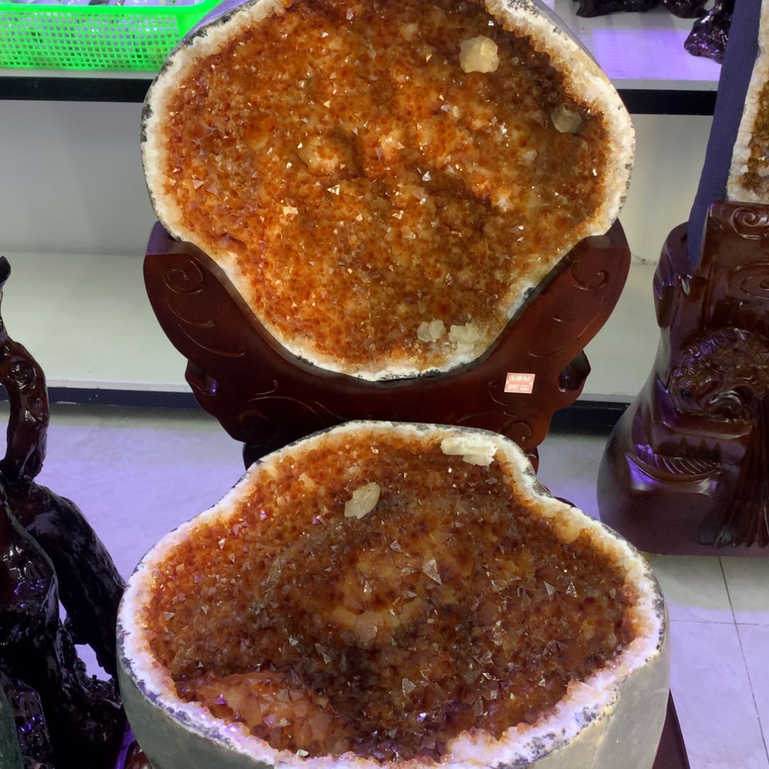 水晶摆件未镶嵌聚宝盆