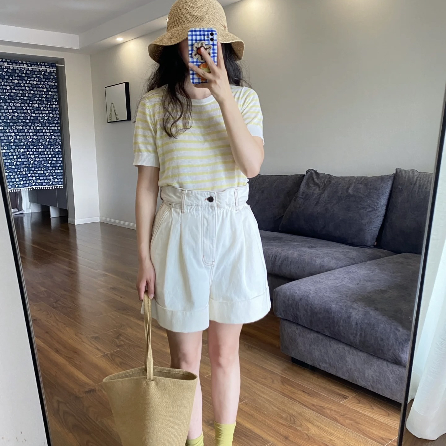 95新 缪缪 安洁利严选/YK0116522 短裤