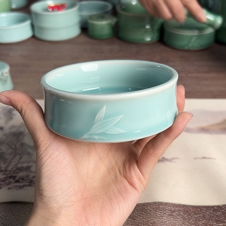 小米茶器龙泉青瓷