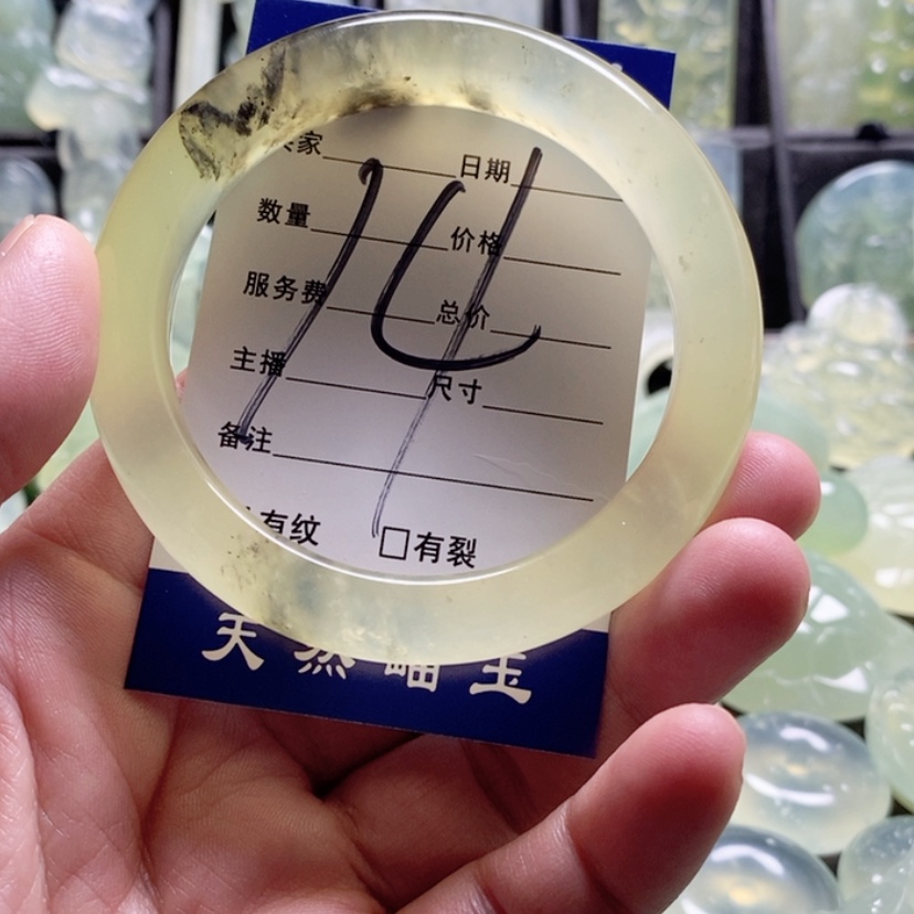 【闪购商品】合金蛇纹石玉手镯1****0