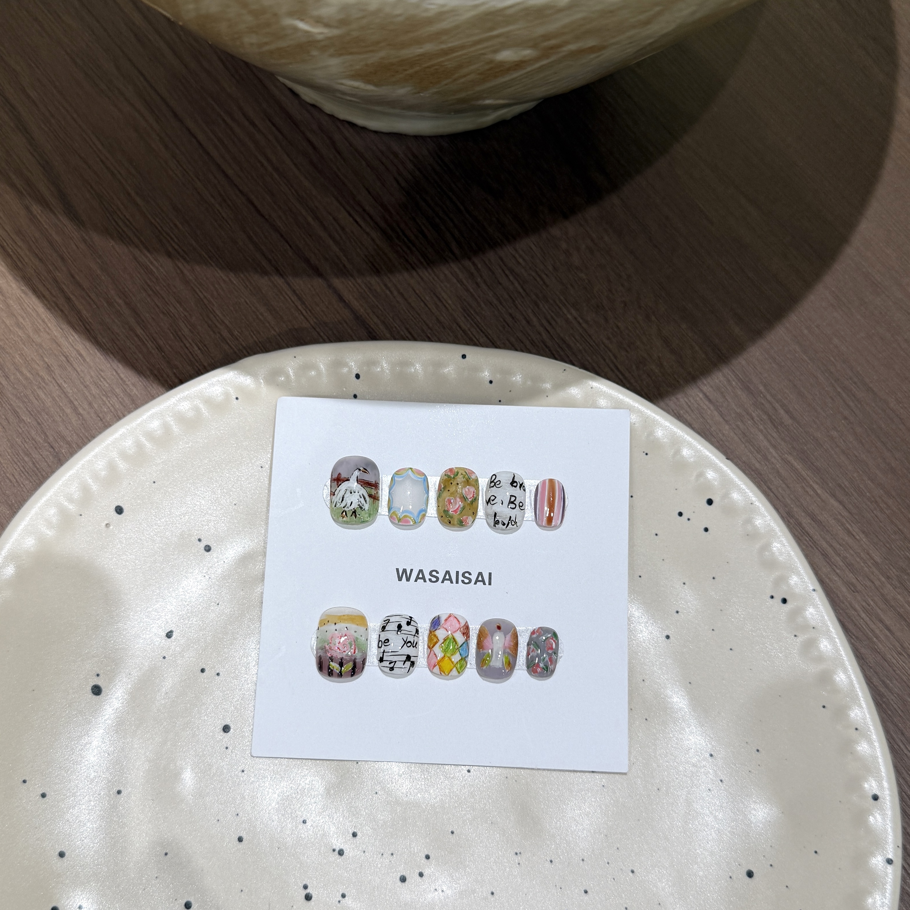 【柔芙】 哇噻噻轻奢纯手工美甲高级气质定制穿戴甲显白