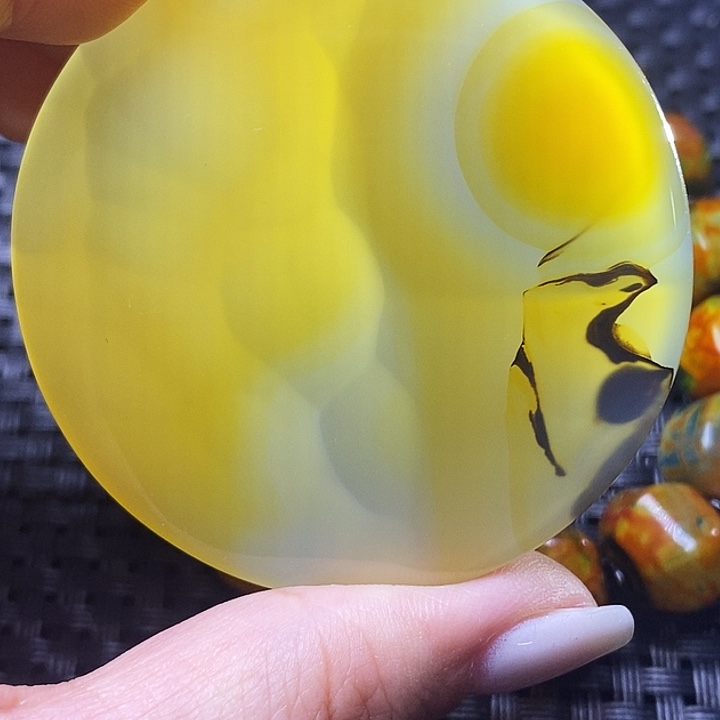 手***真玛瑙/玉髓未镶嵌颈饰