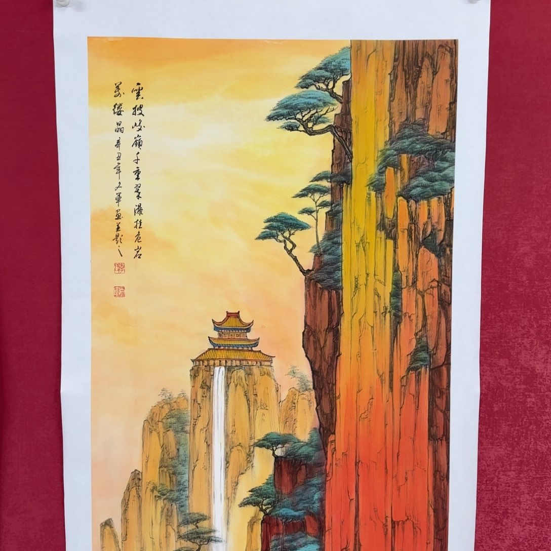 国画国画李文军老师精品