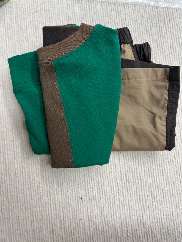 男女童拼色无袖背心宽松短裤休闲组合套装