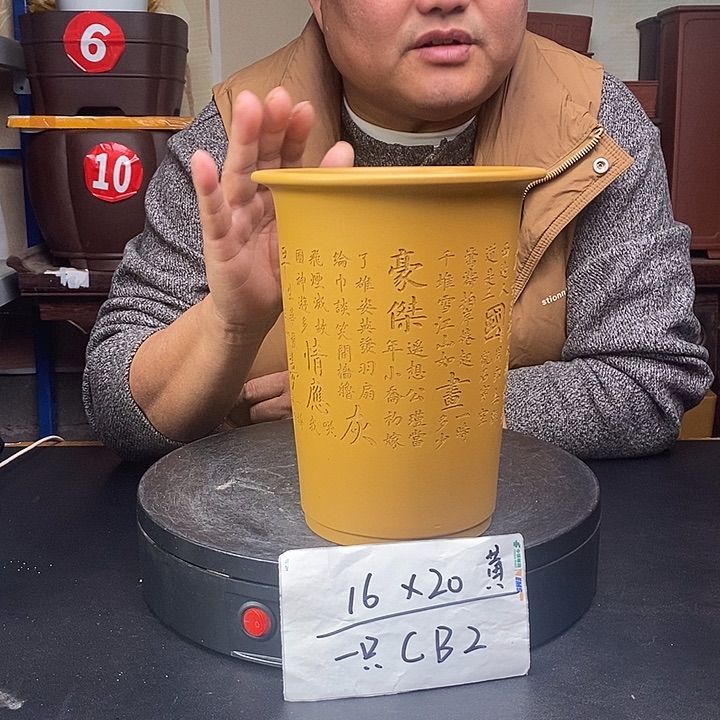 花盆紫砂货号一只CB2