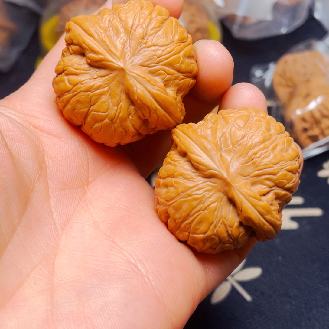 吊坠文玩核桃半*乾隆磨