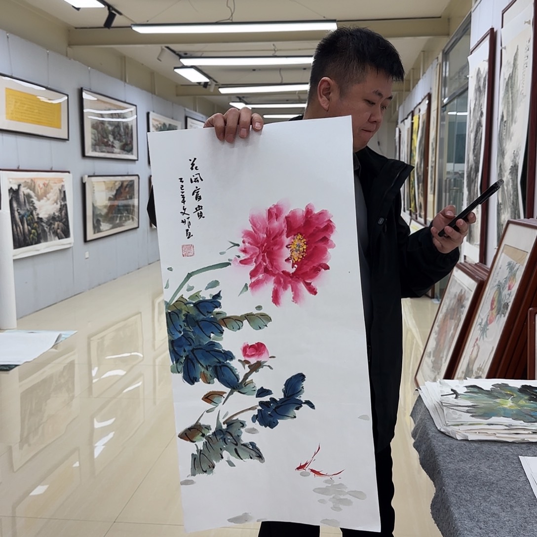 国画国画作品多次