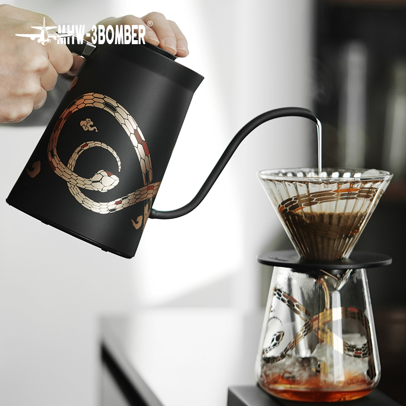 MHW-3BOMBER/轰炸机刺客温控壶灵蛇系列手冲壶家用温控咖啡壶