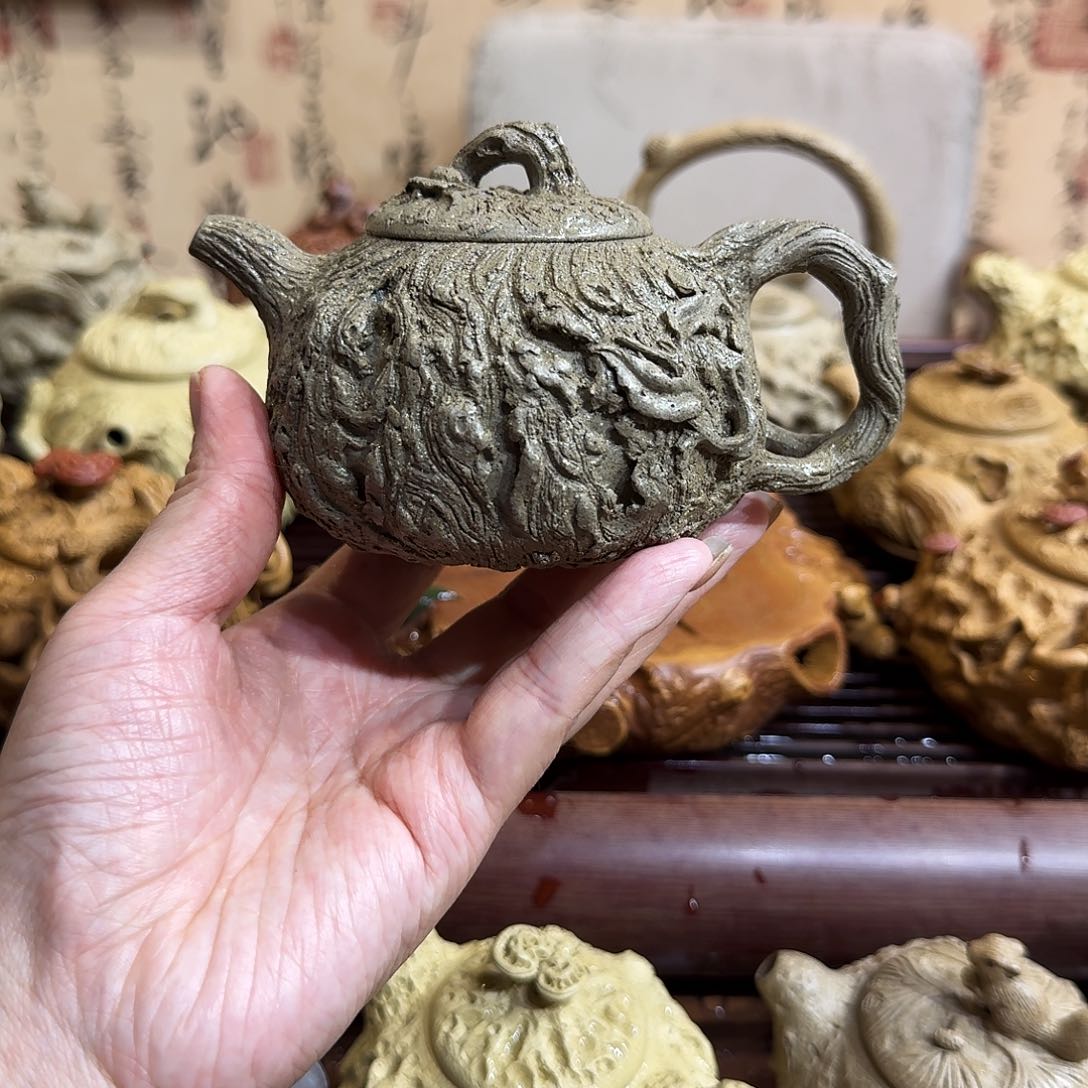 紫砂茶壶青段供春