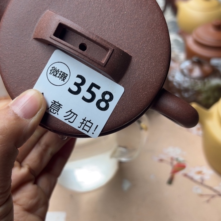 紫砂茶壶紫泥半手160
