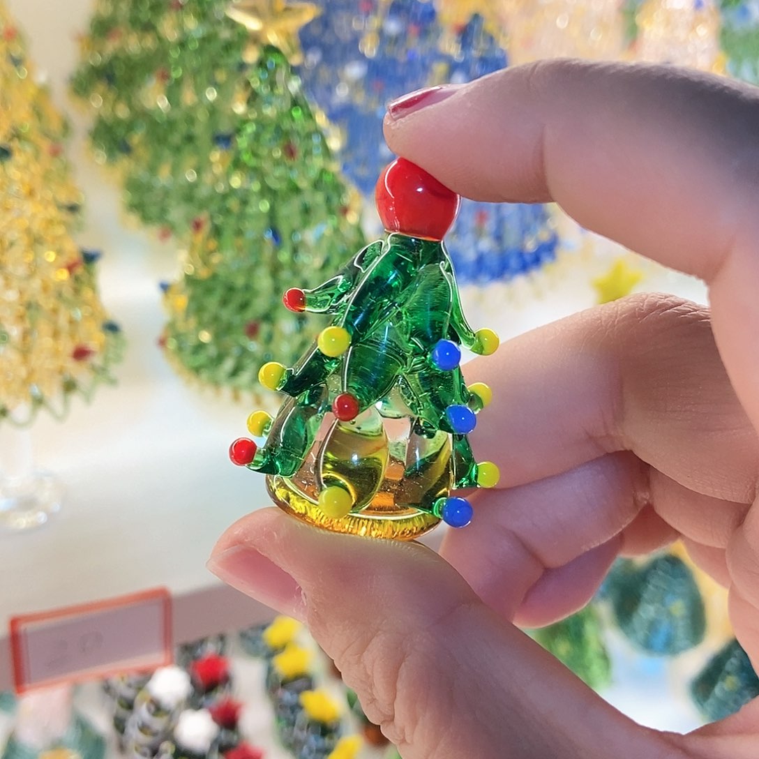 琉璃手工艺品红球