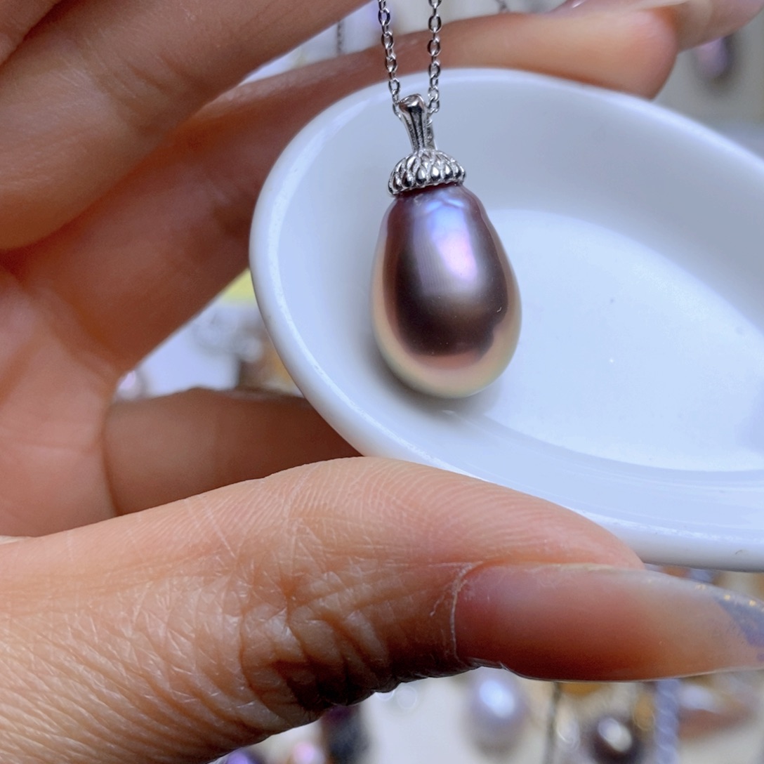 淡水珍珠吊坠合金