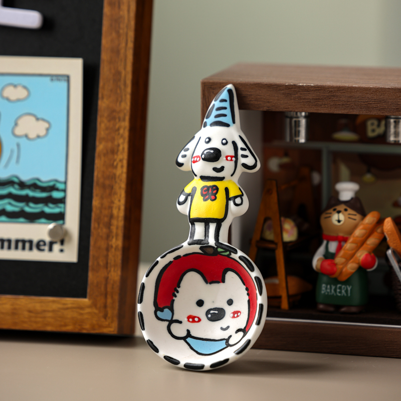 H0207西高地立体狗狗勺