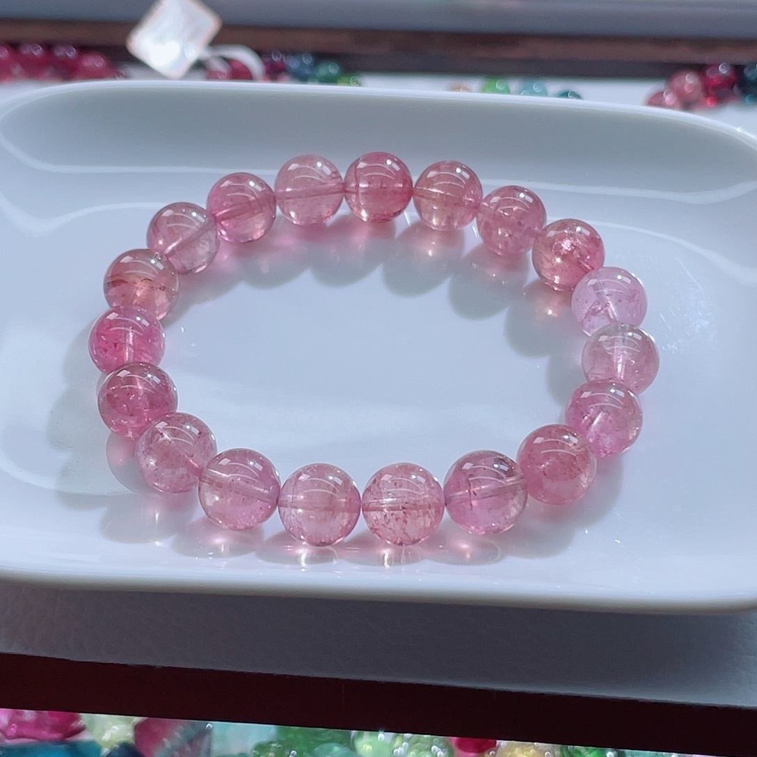 碧玺手链未镶嵌10mm左右