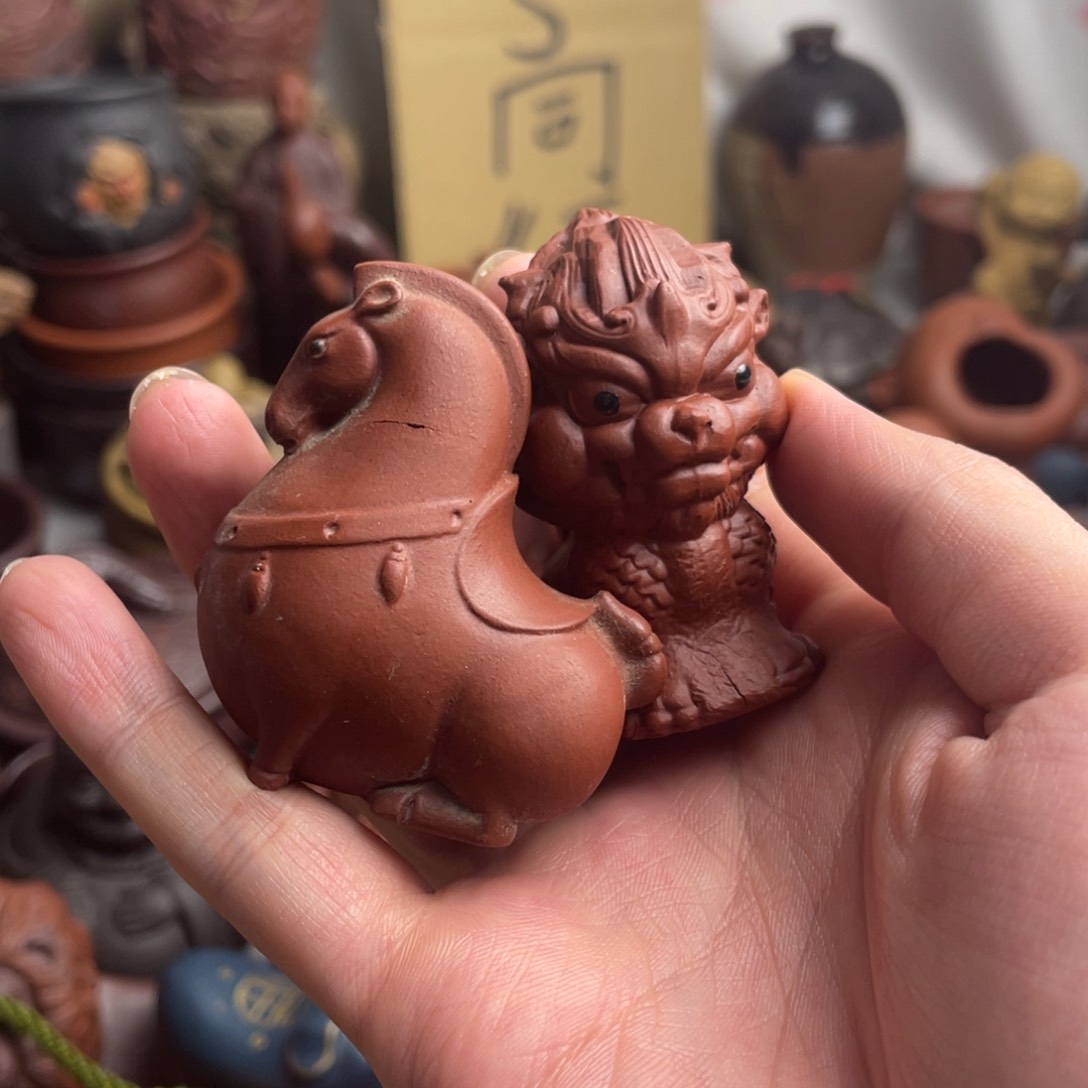 紫砂茶宠紫砂瑕疵
