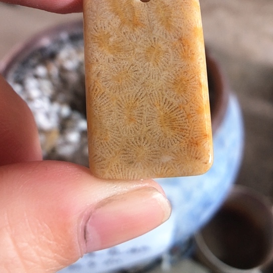 硅化玉吊坠未镶嵌