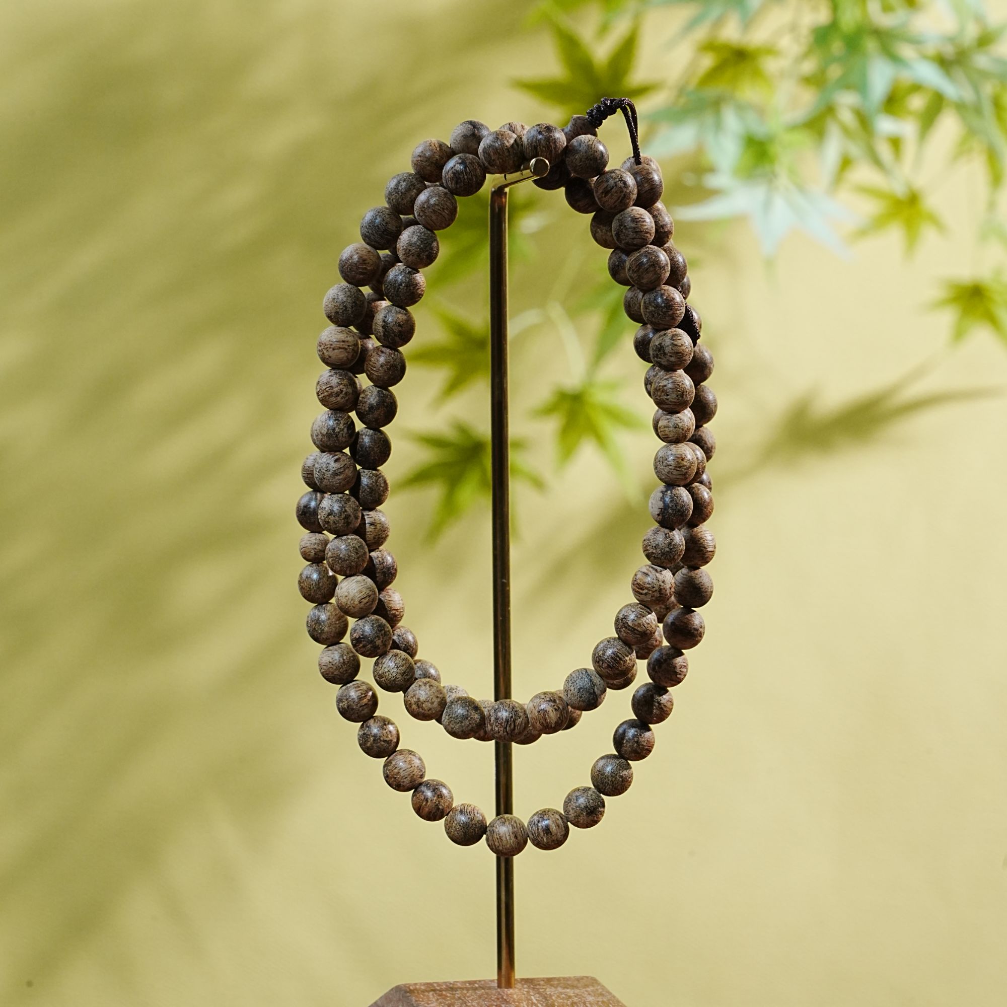 文莱熟结蛇皮纹多圈沉香手串 0.6cm 13.28g  T251008075 B