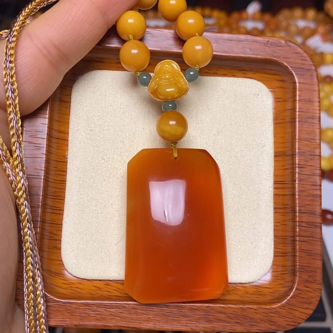 【闪购商品】蜜蜡颈饰未镶嵌项链