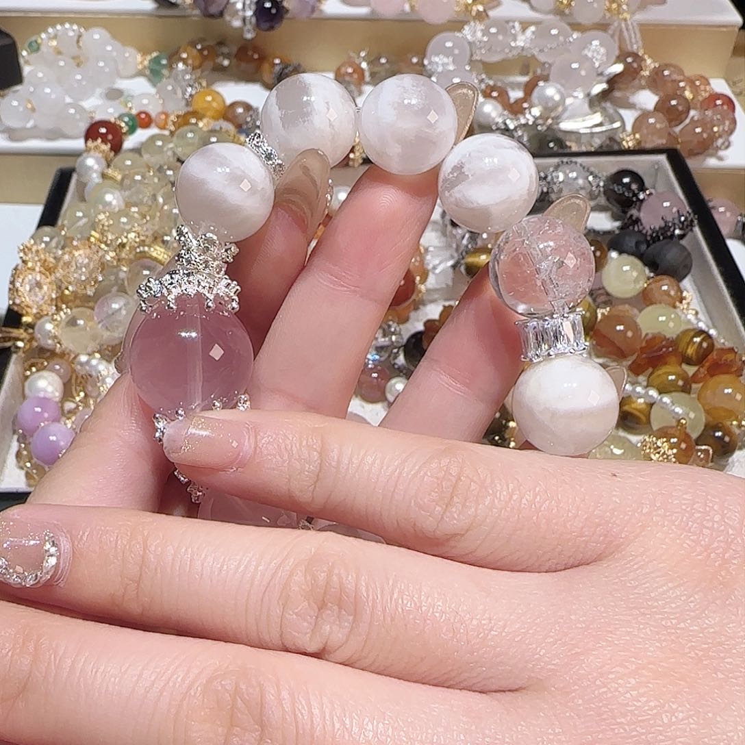 水晶手链未镶嵌冷***八