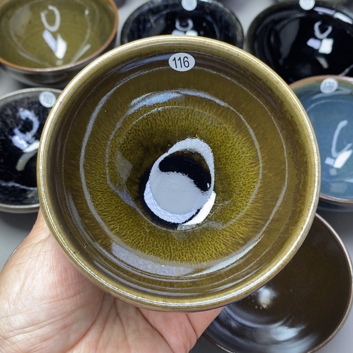 茶盏建窑建盏柴烧主人杯