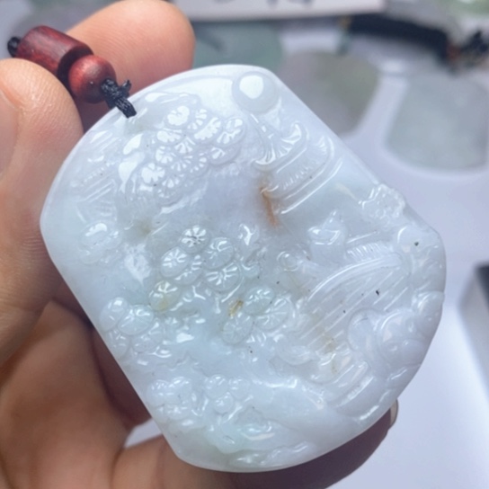 翡翠未镶嵌颈饰翡翠