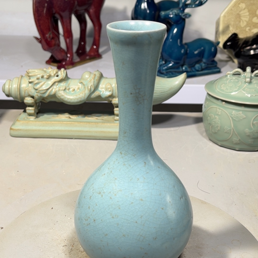 瓶汝窑瓷器品相完美