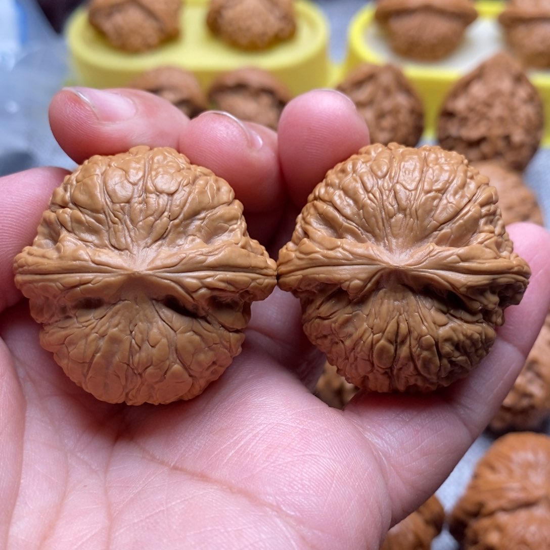 文玩核桃把件38.5全品肉球乾隆磨