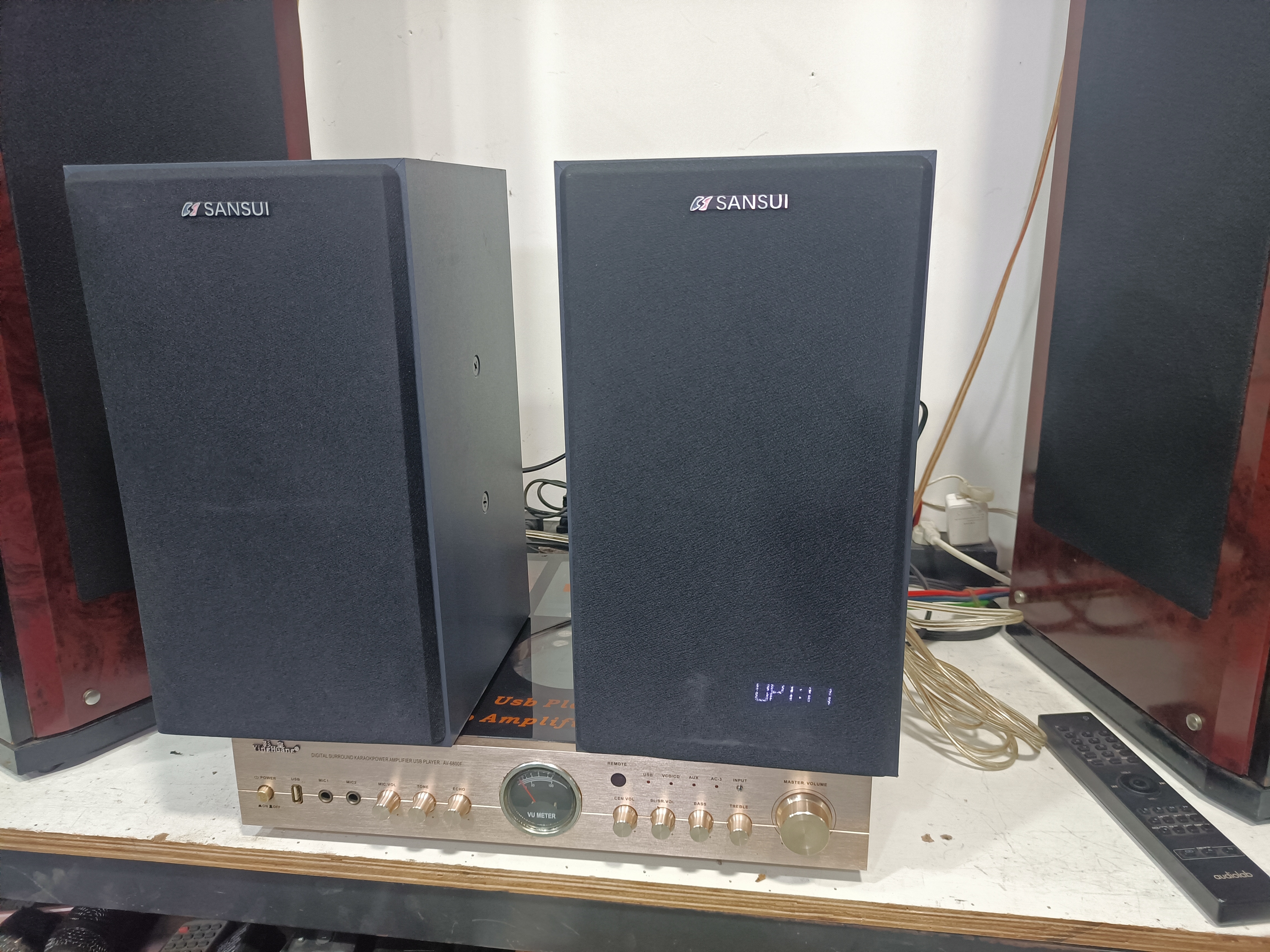 山水有源桌面有源音箱一对，不包邮