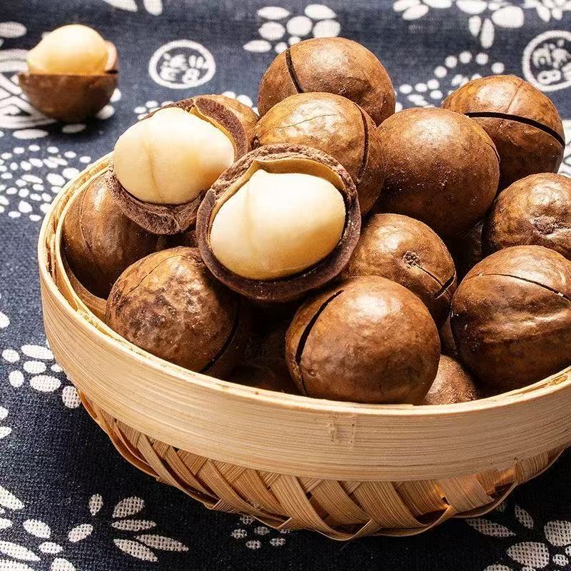 年货必囤【夏威夷果两斤装】新鲜大颗粒年货小吃办公室小零食