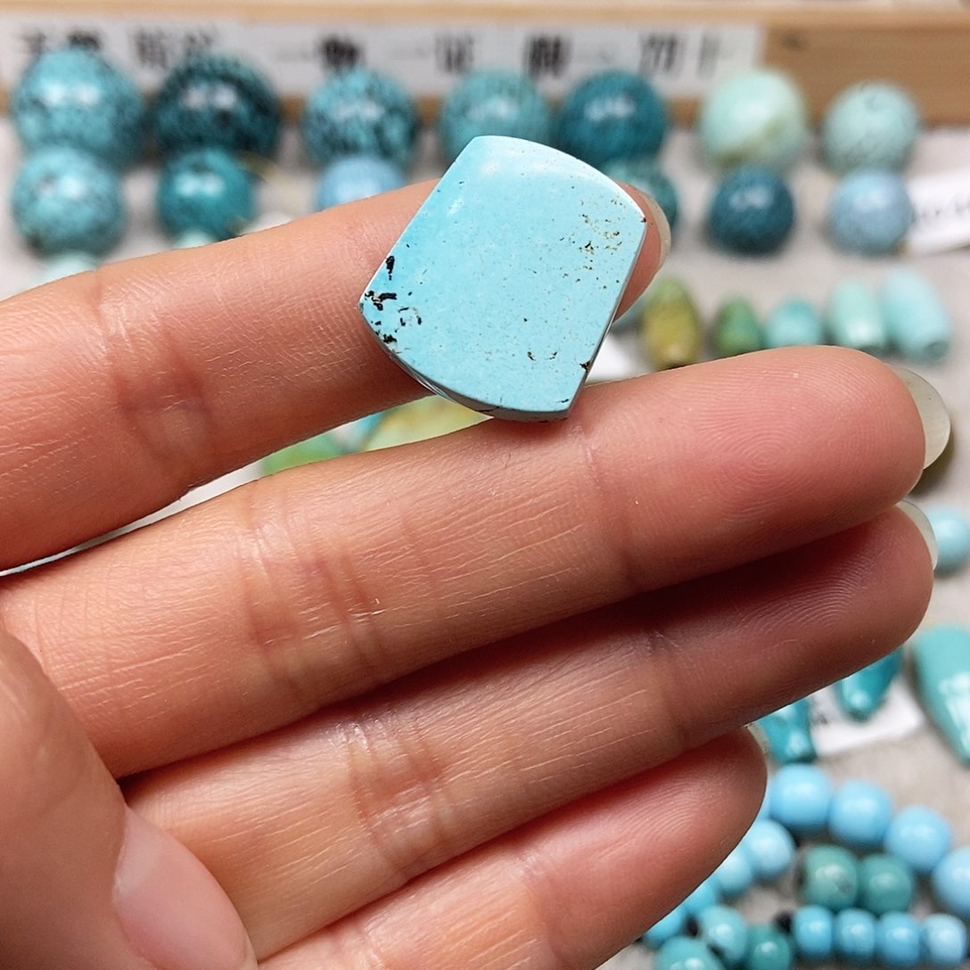 未镶嵌绿松石珠宝半成品