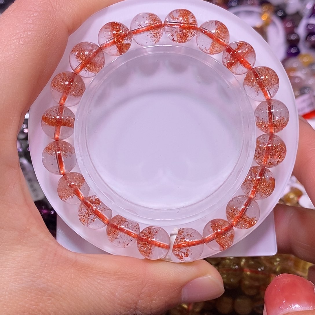 未镶嵌手链水晶金草莓9.8