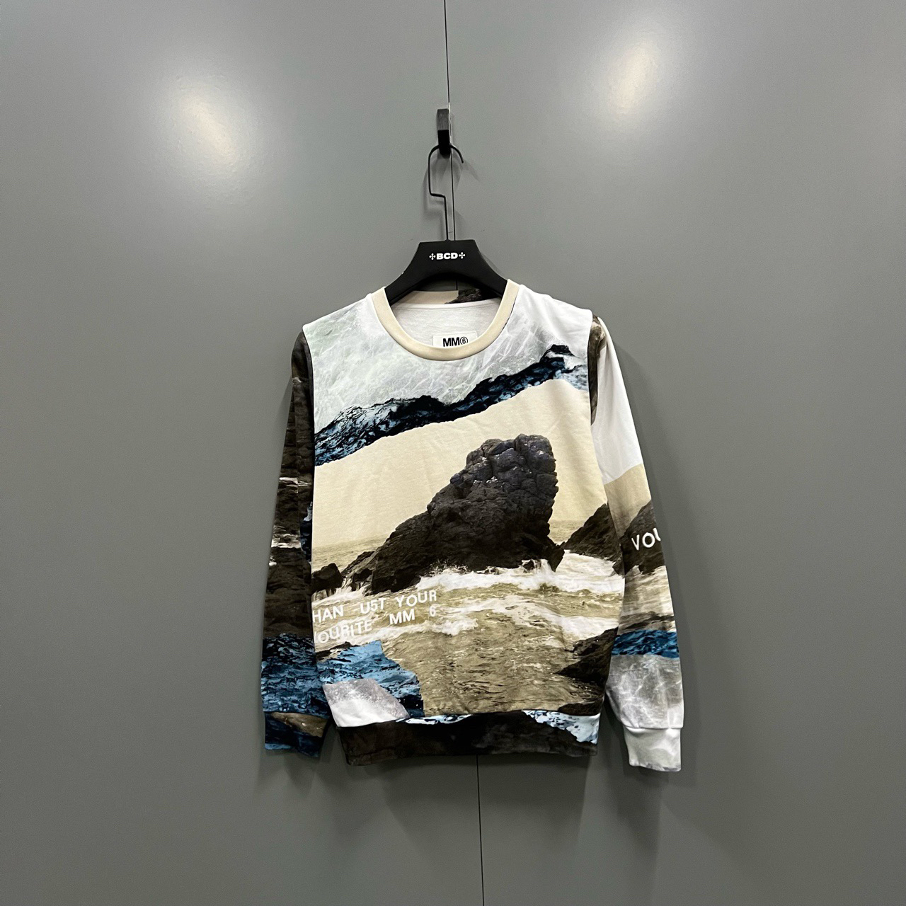 95新 Maison Margiela/梅森马吉拉 （bb）121 大海套头卫衣 XS码