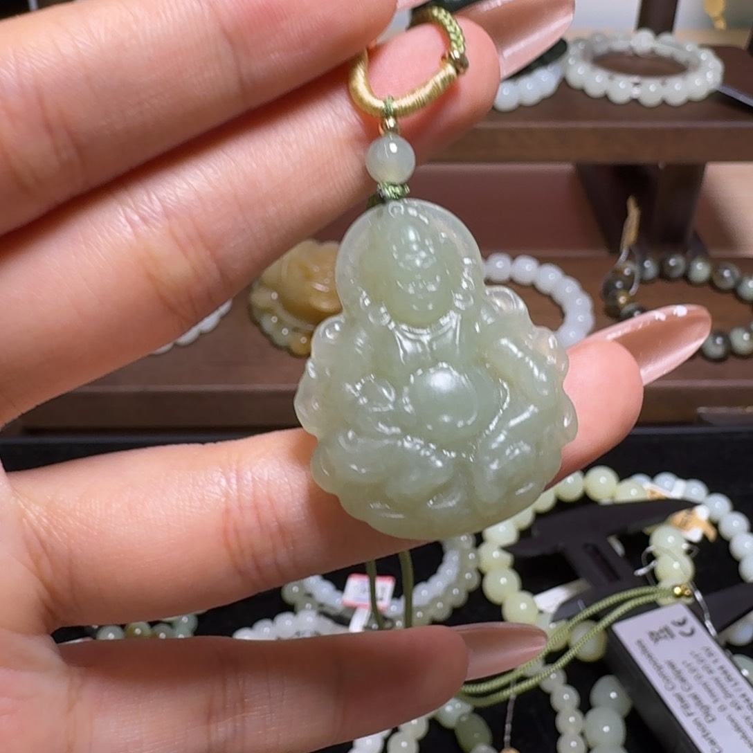 和田玉手串未镶嵌