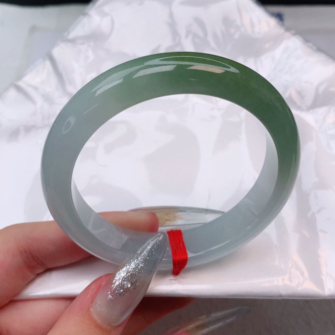 未镶嵌手镯翡翠正圈56
