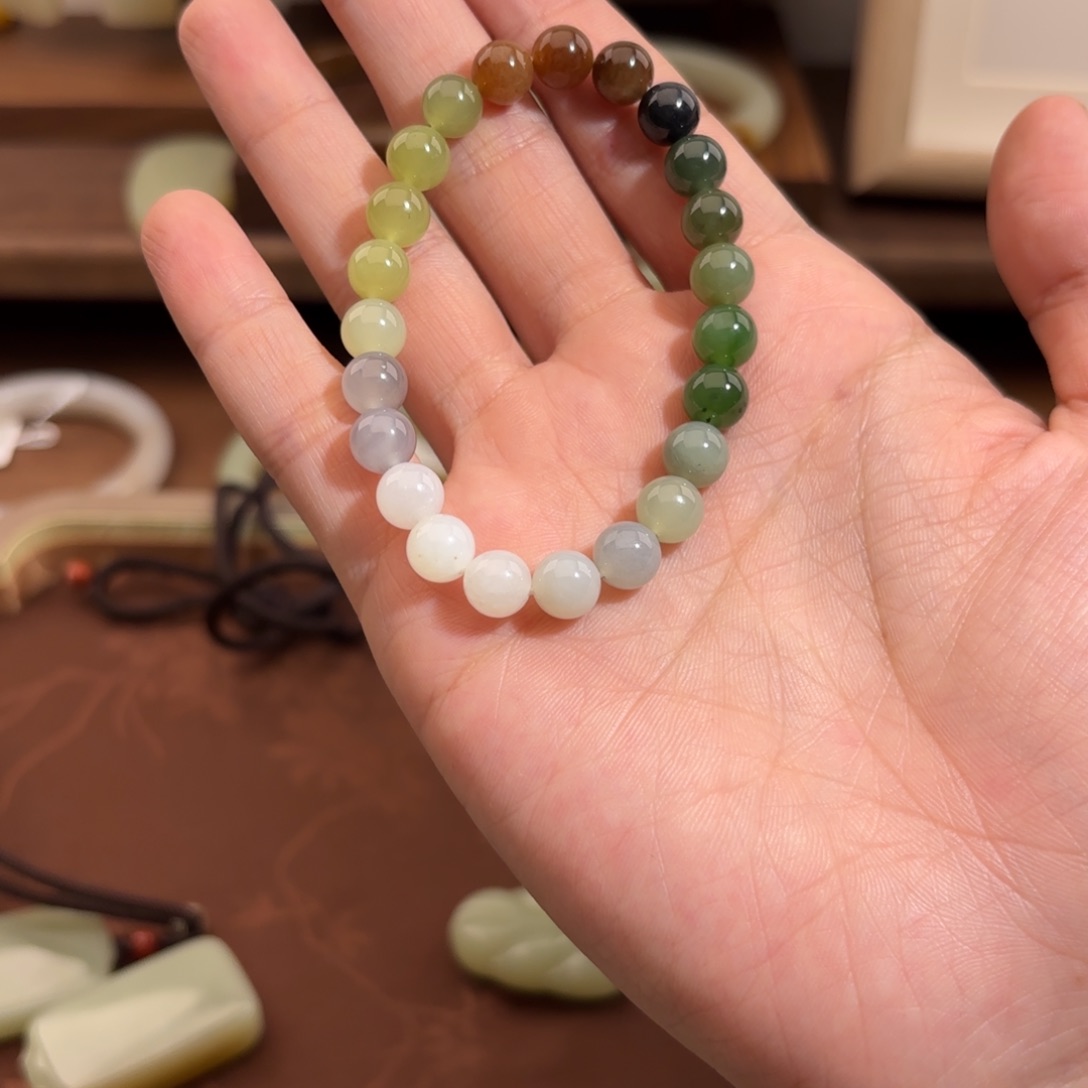 和田玉（糖玉）手链未镶嵌