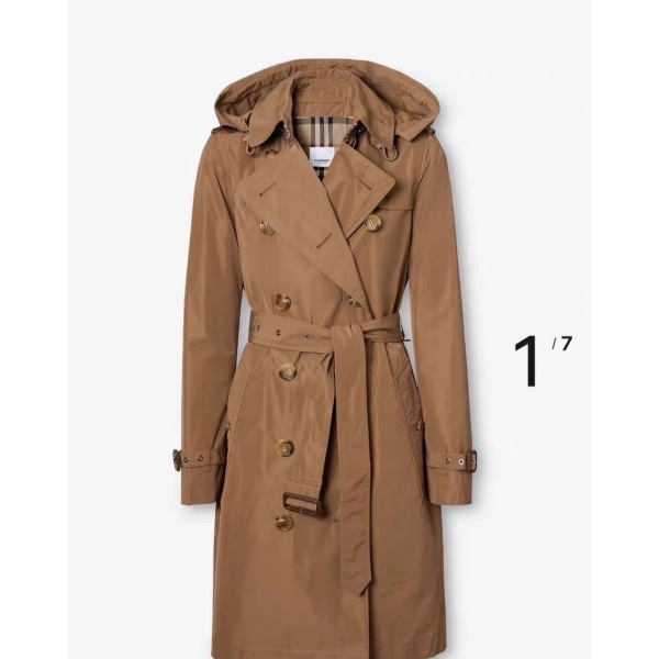 妃鱼/博柏利/聚酯纤维/风衣/未使用/z零二零六