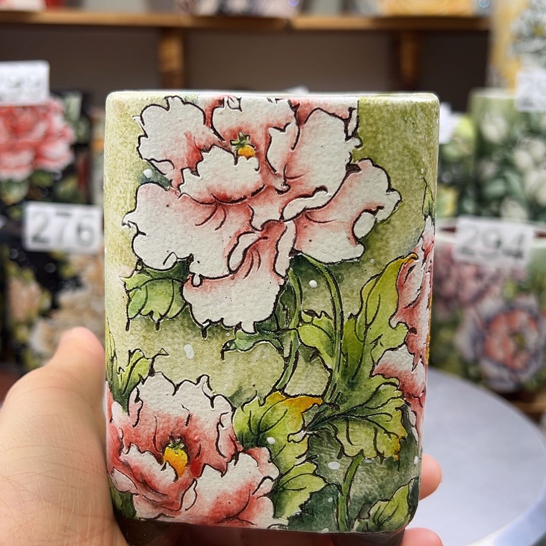 景德镇陶瓷花盆景德镇陶瓷花盆