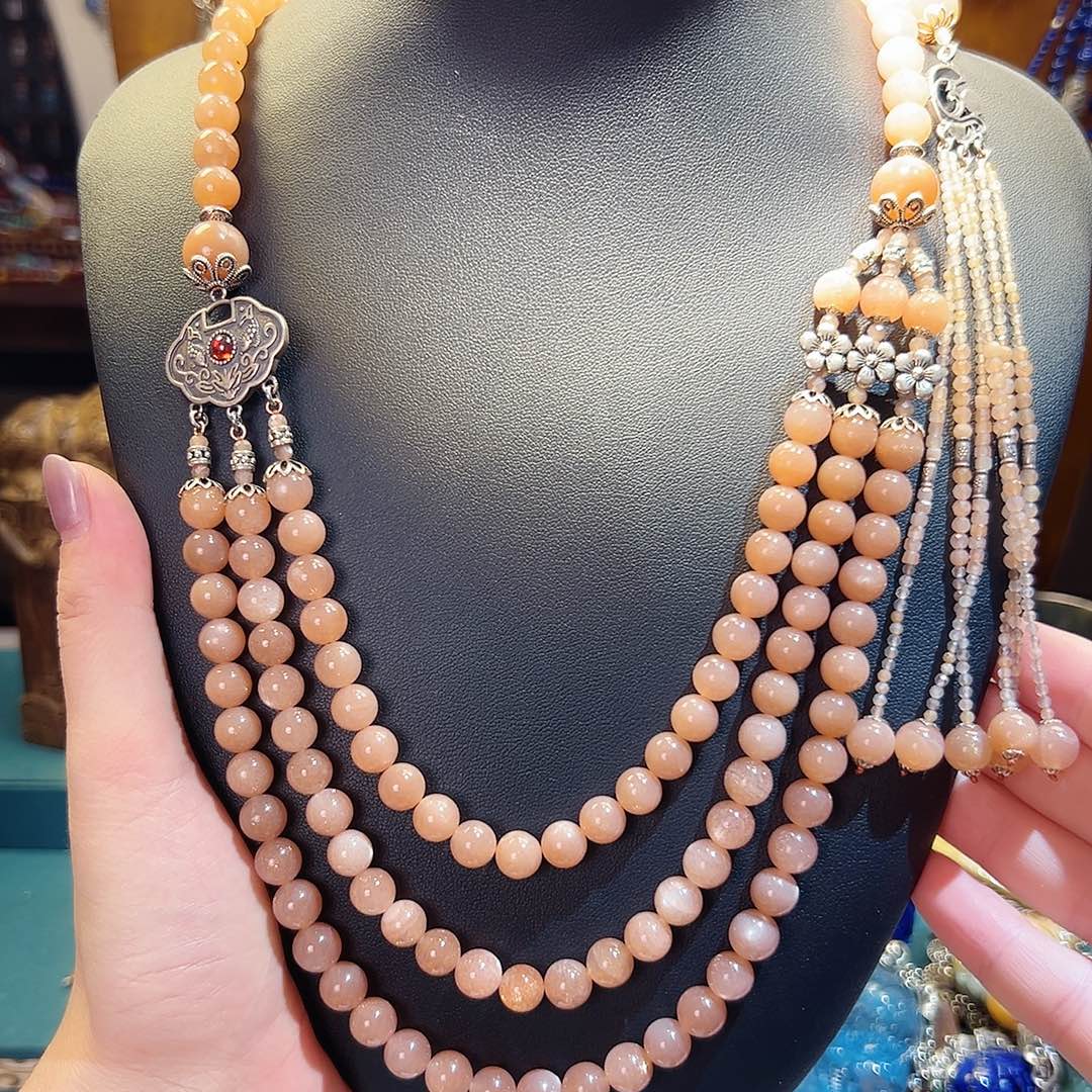 项链未镶嵌日光石项链