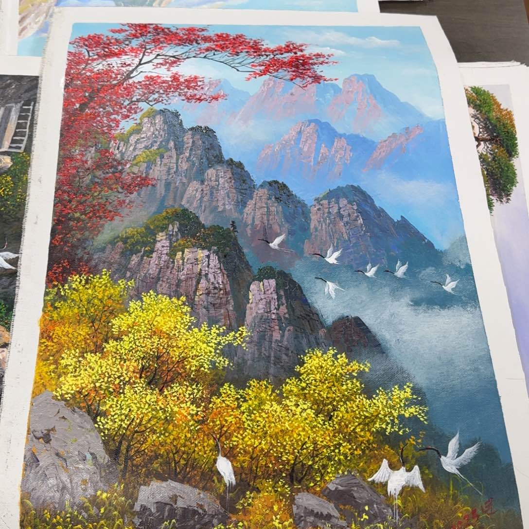油画你在我心里是个