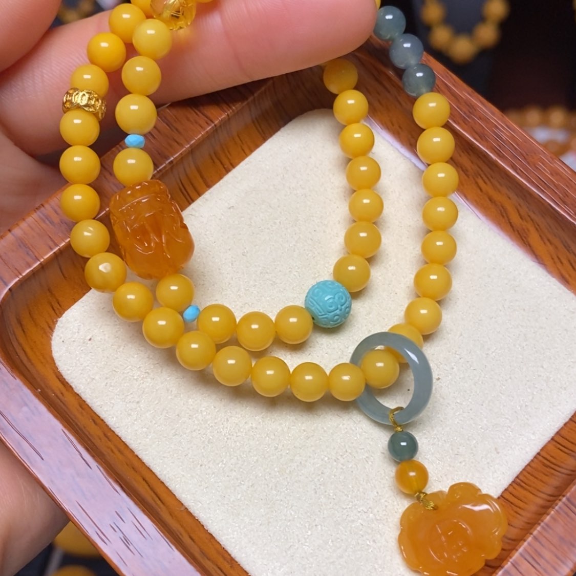 【闪购商品】蜜蜡手链未镶嵌手串