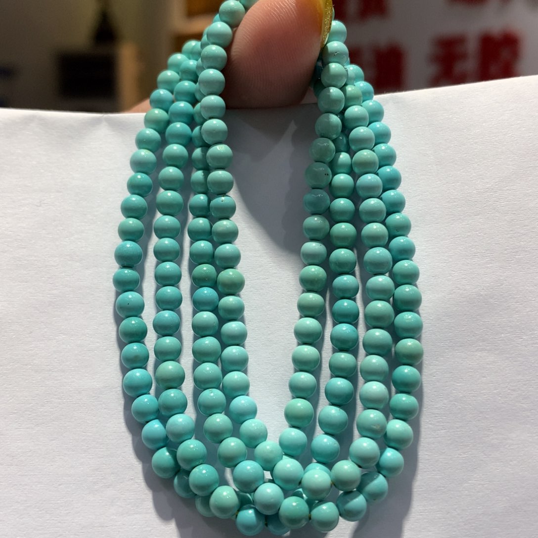 未镶嵌绿松石长链