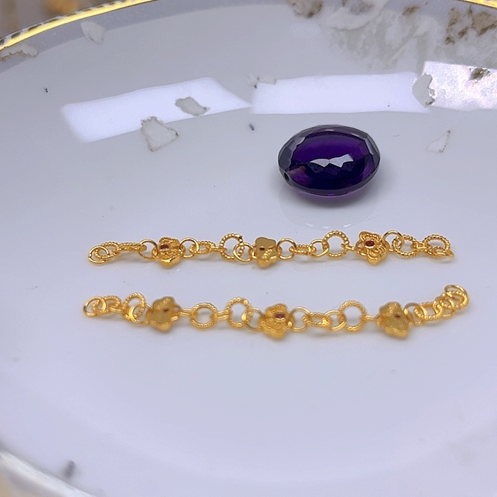 紫晶颈饰银S925镶嵌紫晶925镶嵌93