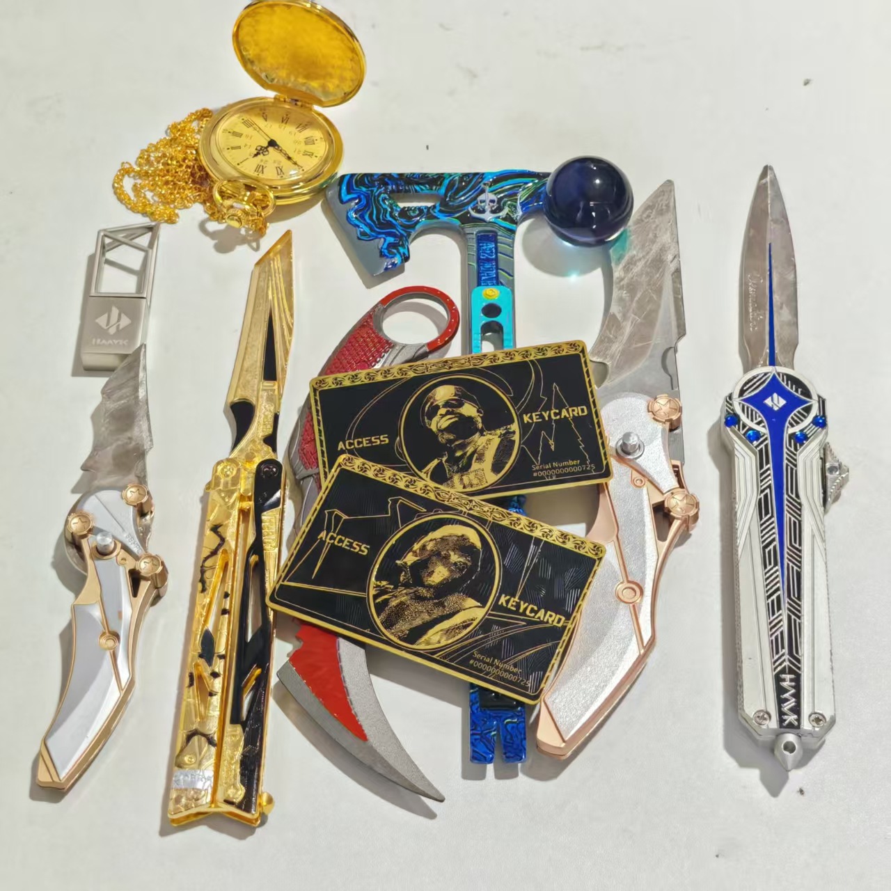 周边雷斯赛伊德收藏室房卡金属卡片模型三角洲周边钥匙卡