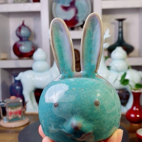 摆件禹州神后钧瓷原产地~