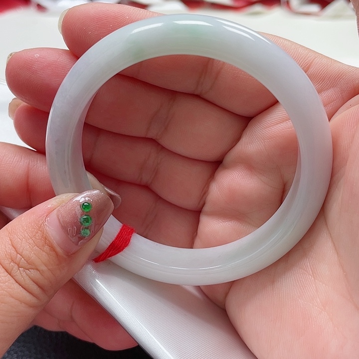 翡翠手镯未镶嵌缅甸翡翠手镯57圈