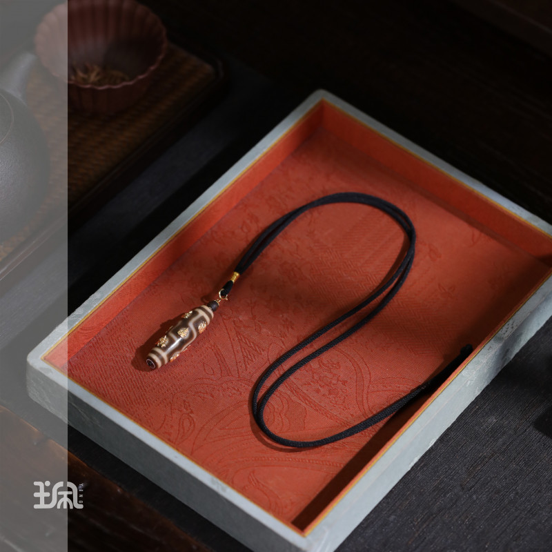 思无邪|玛瑙*项链*18K金镶嵌QXB24122705多样性发其一（P）